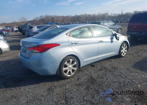 2012 Hyundai Elantra Limited (Ulsan Plant) z USA, uszkodzony, nr VIN KMHDH4AE2CU439172